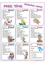 Verbal games are great for developing speaking and listening skills, vocabulary, thinking and reasoning abilities and even social skills, such as turn taking. English Esl Hobbies Worksheets Most Downloaded 554 Results