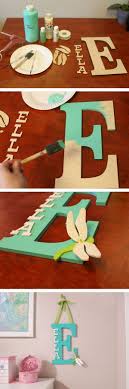 There is an awesome idea for changing table made out of old door. 45 Awesome Diy Ideas For Making Your Own Decorative Letters 2017