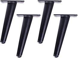 Mid century furniture legs metal. Bikani Golden Sofa Legs Round Solid Metal Furniture Legs Sofa Replacement Legs Perfect For Mid Century Modern Great Ikea Hack For Sofa Couch Bed Coffee Table Black Color 6 Inches Set Of 4 Amazon In