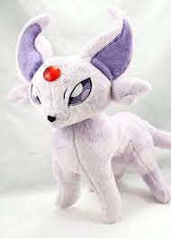 Standing Espeon Plushie Pokemon Plush Handmade Stuffed Etsy Handmade Stuffed Animals Plushies Pokemon Plush