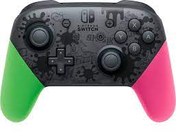 Nintendo switch pro controller (splatoon 2 edition) * in stock, usually ships within 24hrstake your game sessions up a notch with the pro controller. Amazon Com Nintendo Switch Pro Controller Splatoon 2 Edition Discontinued Video Games