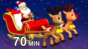 Jingle Bells Santa Claus Christmas Carols For Kids Christmas Songs Playlist For Children Youtube