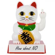 Wtf Chat Porte Bonheur Maneki Neko Insolent A 22 90 Maneki Neko Neko Porte Bonheur