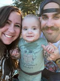 Drool stain removal from overalls