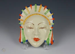 Clarice Cliff "Marlene" Face Mask