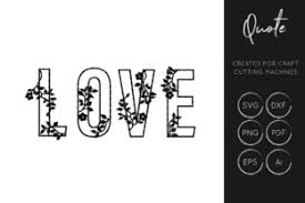 Browse our retro love images, graphics, and designs from +79.322 free vectors graphics. Floral Love L O V E Svg Cut File Graphic By Illuztrate Creative Fabrica
