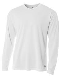 A4 N3253 Mens Textured Tech Long Sleeve Tee