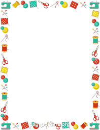 Sewing Border Clip Art Page Border And Vector Graphics Clip Art Borders Sewing Clipart Sewing Art