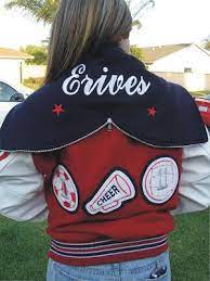 Cheer Letterman Jackets About Cheer Cheerleader Varsity Jacket Sports Chenille Letterman Varsity Jacket Cheer Jackets Lettermen