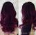 Blue Dye Over Red Hair