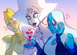 Excited to see the diamonds again! They were like overbearing, clingy aunts. And I'm glad t… | Steven universe diamond, Steven universe movie, Steven universe comic