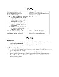 Piano Mm Audition Requirements Pbc Audition Requirements