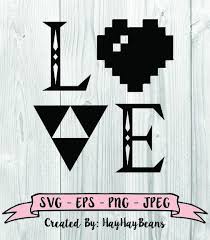 Zelda Svg Zelda Heart Zelda Triforce Heart Container Cricut Files Silhouette Svg Png Triforce The Legend Of Zelda Valentines Day Triforce Svg Cricut