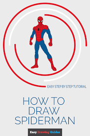 How To Draw Spiderman Easy Drawing Guides