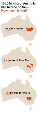 Check spelling or type a new query. Australia Bushfires 2020 How Big Is The Area That Has Been Burnt Daily Telegraph