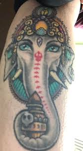 Havertown electric tattoo is your place for all tattoo needs. Ganesh Tattoo Done By Manfritz At Havertown Electric Tattoo In Pennsylvania Tattoos