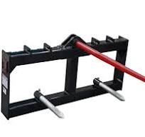3 Point Tractor 43 Hay Bale Spear Frame 3000 lb Capacity for ...