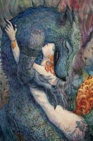 Check out amazing werewolf artwork on deviantart. Sacred Book Of The Werewolf Painting By Irina Lesik Saatchi Art