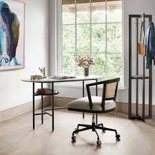 Alexa Woven Cane Back Office Desk Chair In 2020 Furniture Design Modern Home Home Office Chairs