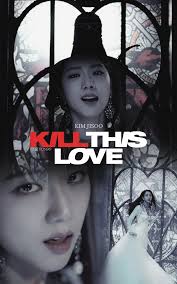 The teaser poster is 'black' and 'pink', the group's official colours. ð¬ðžð¥ Ar Twitter Kill This Love Movie Poster Starring Kim Jisoo And Rose Jisoo Rose Chaesoo Killthislove Blackpink