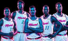 Can't you just see the basketball popping. Miami Heat To Debut New Miami Vice Inspired Uniforms