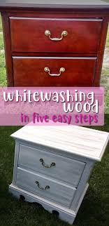 Whitewashing Wood In 5 Easy Steps Repaint Wood Furniture White Washed Furniture Cherry Wood Furniture