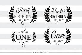 Download Free Svg Half Birthday One Milestones Svg Free Downloads Templates Svg Cut Files