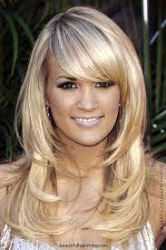 See all the inspiration you need here. Light Flick Blow Dry Layered Hair With Bangs Hair Styles Long Hair Styles