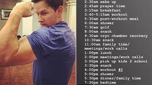 Mark wahlberg plans to 'sleep' until 6 a.m. Mark Wahlberg Reveals Gruelling Daily Regimen Bbc News