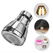 This particular tap aerator size which is 22mm female fine thread is commonly used in kitchen taps. Bowen Swivel Kitchen Sink Faucet Aerator Solid Copper High Pressure Faucet Spray Head Replacement Leak Proof Super Faucet Nozzle Filte