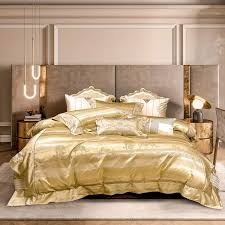 Satin Cotton Bed Linen Fitted Sheets