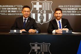 Son contrat prendra fin, temporairement, mais prendra fin. Le Nouveau Salaire Record De Lionel Messi Au Fc Barcelone
