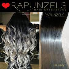 From every hair color, hair type, texture, style, ombre hair works perfectly. Real Human Grey Ombre Hair Extensions With Clips Remy Black To Grey Silver 20 Ebay