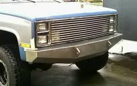 chevy gmc custom offroad squarebody front bumper suburban truck 1981 to 1991 custom truck bumpers truck bumpers custom trucks chevy gmc custom offroad squarebody