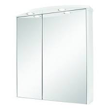 White 600mm Wickes Co Uk Bathroom Mirror Cabinet Mirror Cabinets Bathroom Cabinets With Lights
