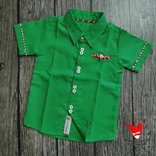Mooie stijlvolle batik haarband.door de kleuren is de haardband makkelijk te combinerende haarband is er in de kleuren: Jual Joy Shirt Kemeja Anak Hijau Variasi Batik Merah Putih Dan Kancing Putih Terbaru Juni 2021 Blibli