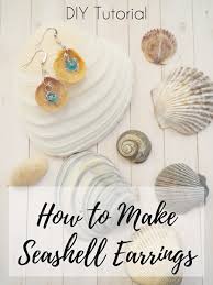 Lastly, combine make the chain meet the seashell through the hole and your necklace is complete. Diy Jewelry Tutorial How To Make Seashell Earrings Feltmagnet