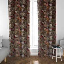Sie kaufte vorhänge für das wohnzimmer. Schoner Leben Vorhang Samt Vintage Rosen Blumen Braun 245cm Oder Wunschlange Meine Gardinen De Der Gardinen Spezialshop Von Schoner Leben