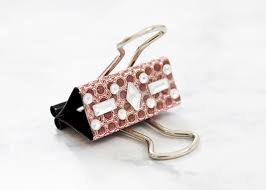 The removable handles fold down to simplify filing and storage, or keep one handle up for a convenient hanger. How To Decorate Binder Clips Woo Jr Kids Activities