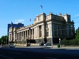 Parliament House In Melbourne Located At Spring Street In East Melbourne At The Edge Of The Melbourne City C Melbourne Victoria Melbourne Houses Of Parliament