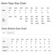 78 Actual Victoria Secrets Swimwear Size Chart