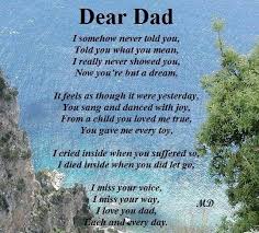 Dear Dad Poem Dear Dad Dad Poems Miss You Daddy
