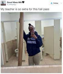 The bathroom functions as a hallway in this instance, conducting the user to the closet. 26 Hall Passes That Will Make You Laugh Way Harder Than You Should