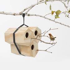 monoqi ornithologische winterresidenzen bird houses objects design design