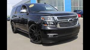 2016 Chevrolet Tahoe Ltz Supercharged Custom 24 Rim Tire Suspension Sherwood Park Chevrolet Youtube