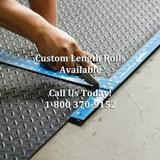 Rubber Cal Inc Diamond Plate Garage Flooring Roll In Black Wayfair In 2020 Rubber Mat