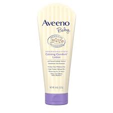 Baby bath & skin care. Aveeno Baby Lavender Vanilla Calming Comfort Lotion 8 Oz Pack Of 2 Baby Amazon Com