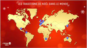 Les irlandais sont très croyants et dans ce pays, noël reste un grand événement. Carte Monde Noel