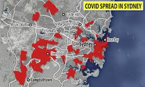 The rocks & circular quay. Covid 19 Australia Map Shows Virus Spread Across Sydney S Postcodes From Bondi To Auburn In West Daily Mail Online