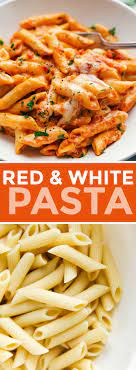 Red And White Pasta Pasta Recipes For Kids Quick Pasta Dinners Pasta Sauce Recipes Easy